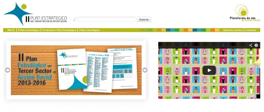 Web Plan Estratégico Tercer Sector