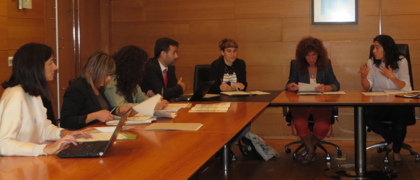 Reunión de entidades socias para la creación del Comité de Seguimiento del Proyecto INCLÚE: Emaús Fundación Social, Dirección Xeral de Familia e Inclusión de la Xunta de Galicia y EOSA. Santiago de Compostela.25/06/2014 