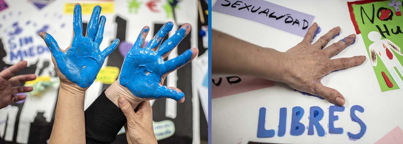 Fotos Olmo Calvo para la Exposición fotográfica "Un millón de razones para marcar la X Solidaria"