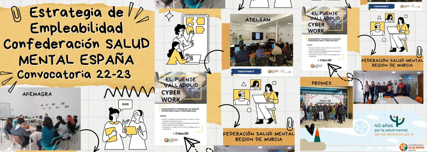 Los talleres de empleabilidad impulsados por SALUD MENTAL ESPAÑA forman a 182 personas